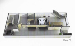 Larrazabal 125 - Render Planta Baja